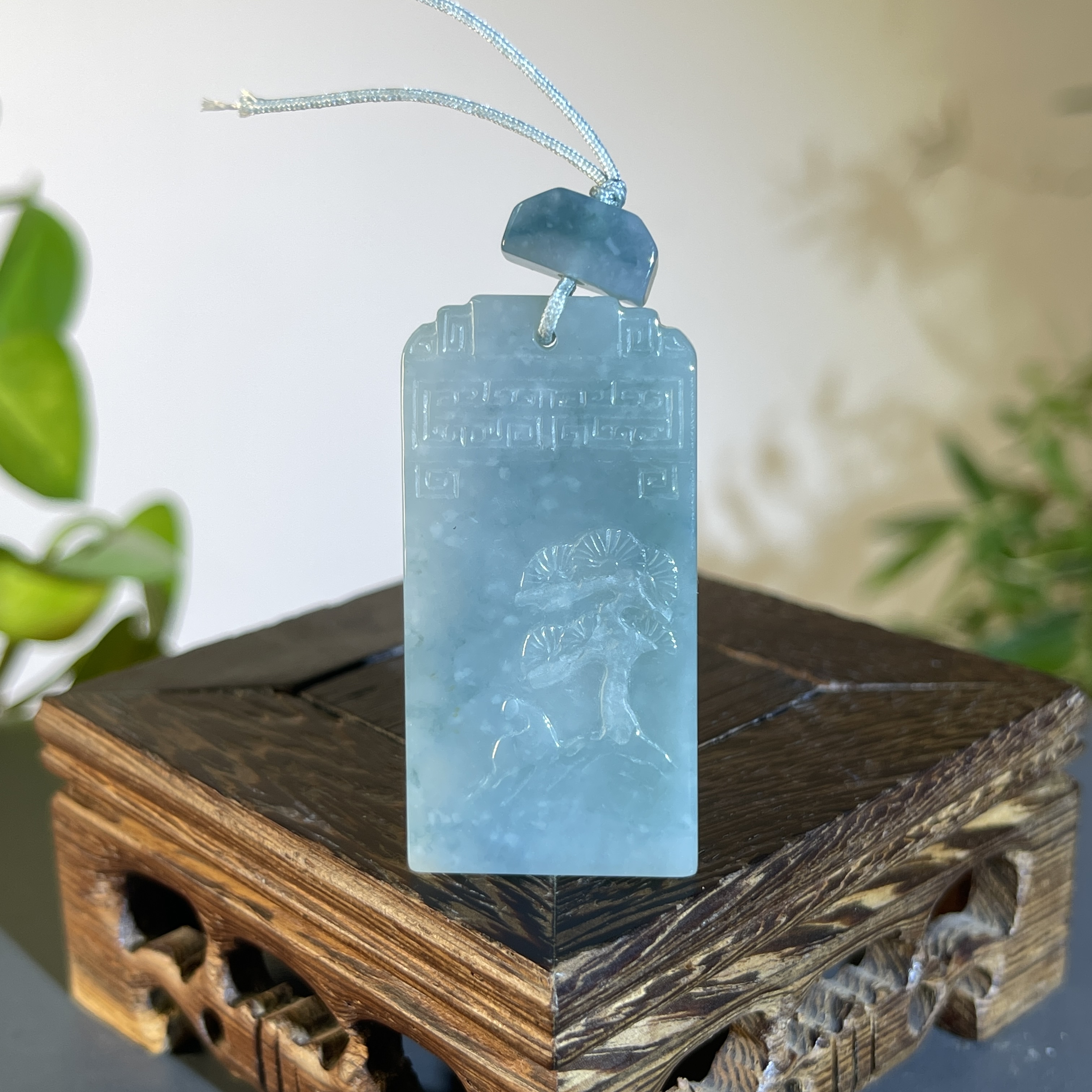 JTW26-87  天然缅甸A货翡翠  悟道