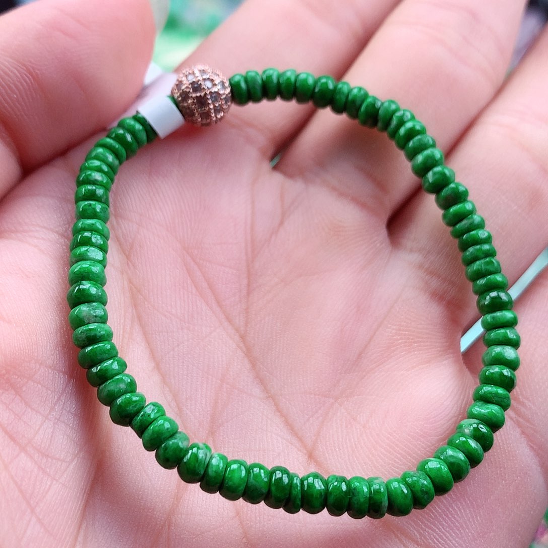 未镶嵌手链翡翠手串