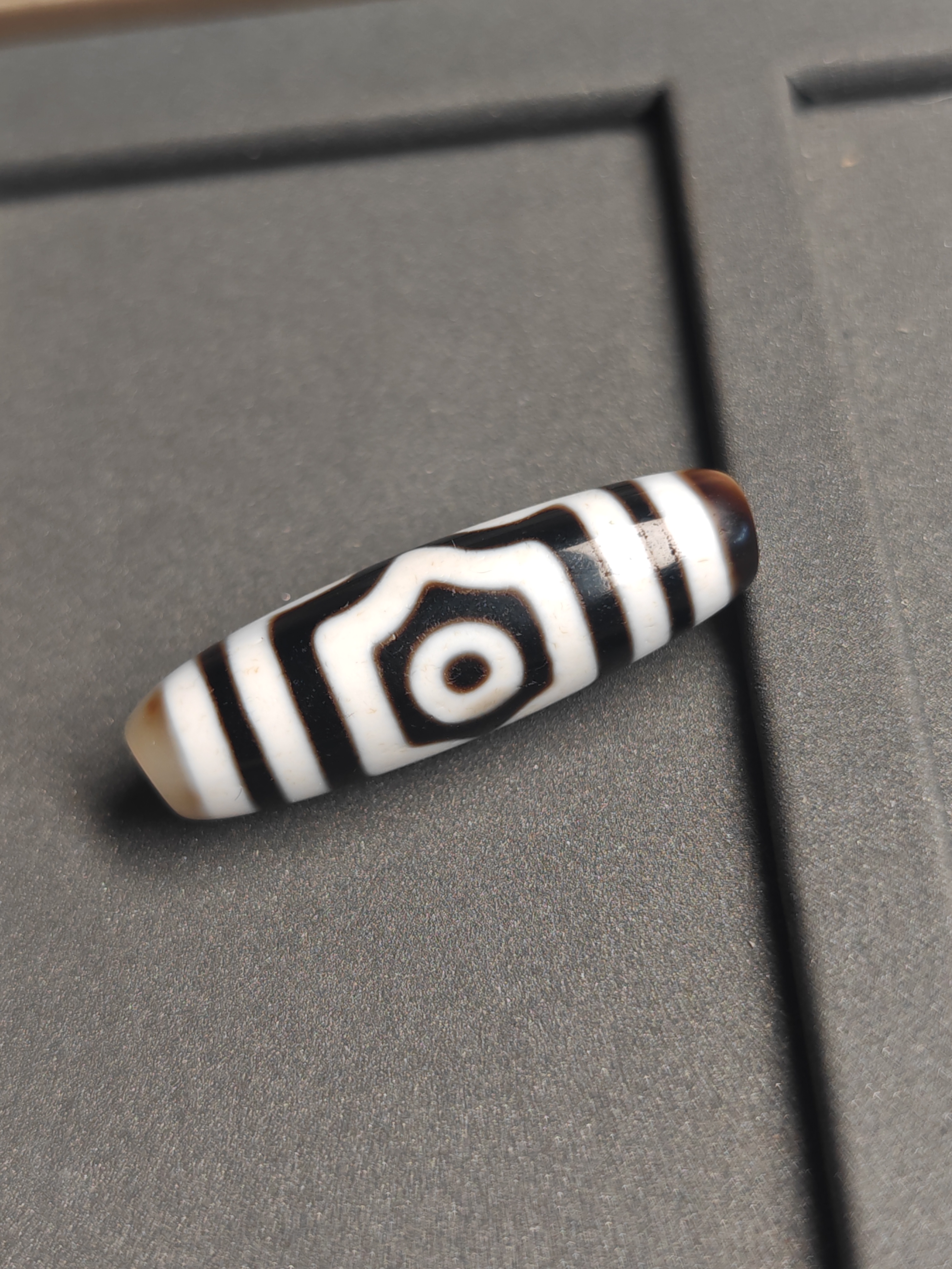 鸿鑫源精选 行运三眼 搭配手工编绳