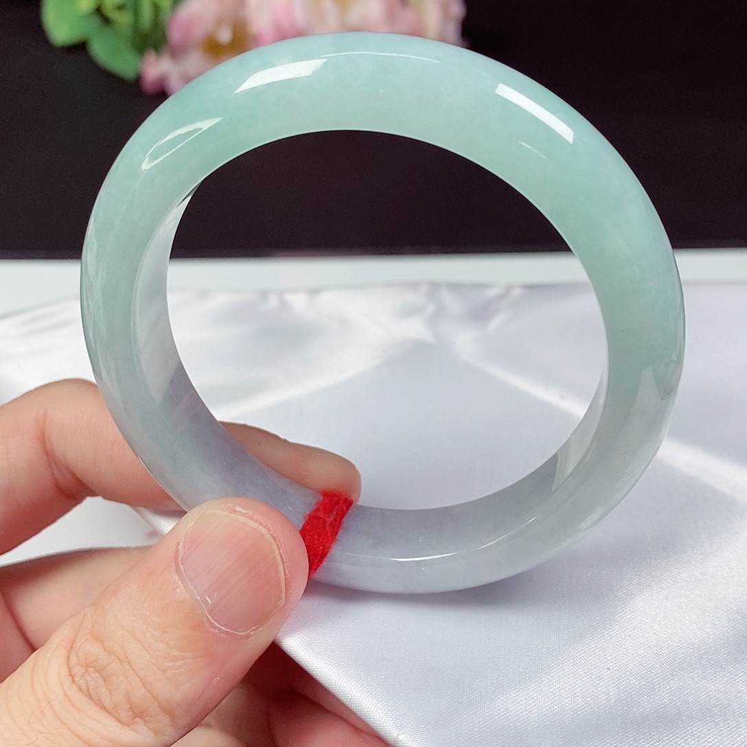 翡翠未镶嵌手镯57.8圈