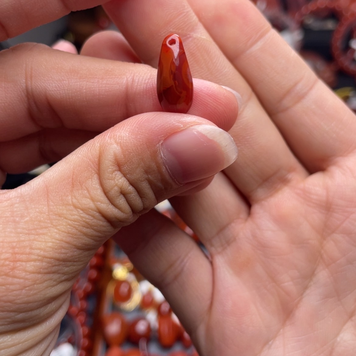 【闪购商品】未镶嵌卡子7mm南红玛瑙