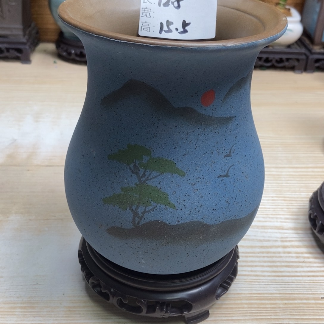 瓷片陶瓷花盆陶瓷艺术