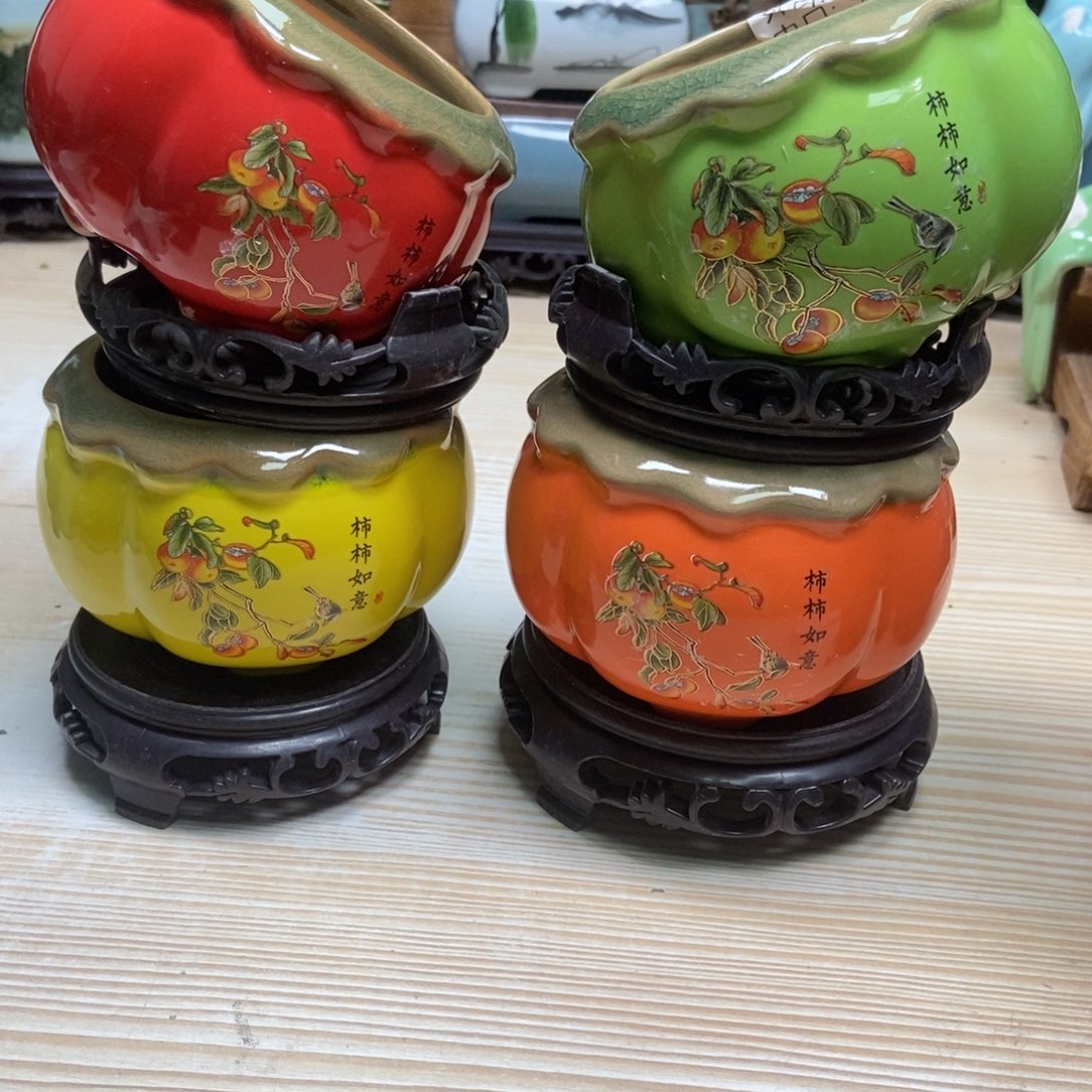 瓷片陶瓷花盆陶瓷艺术