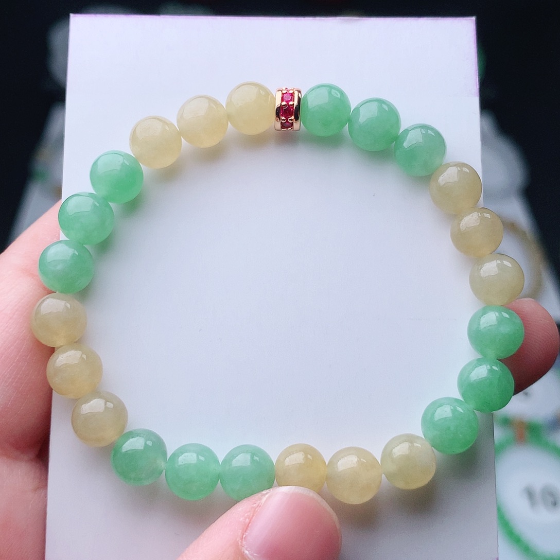 翡翠手串未镶嵌翡翠