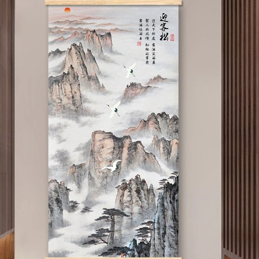 三六一装饰画玄关悬挂 八尺