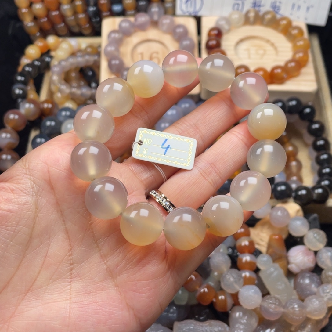 玛瑙/玉髓未镶嵌手链