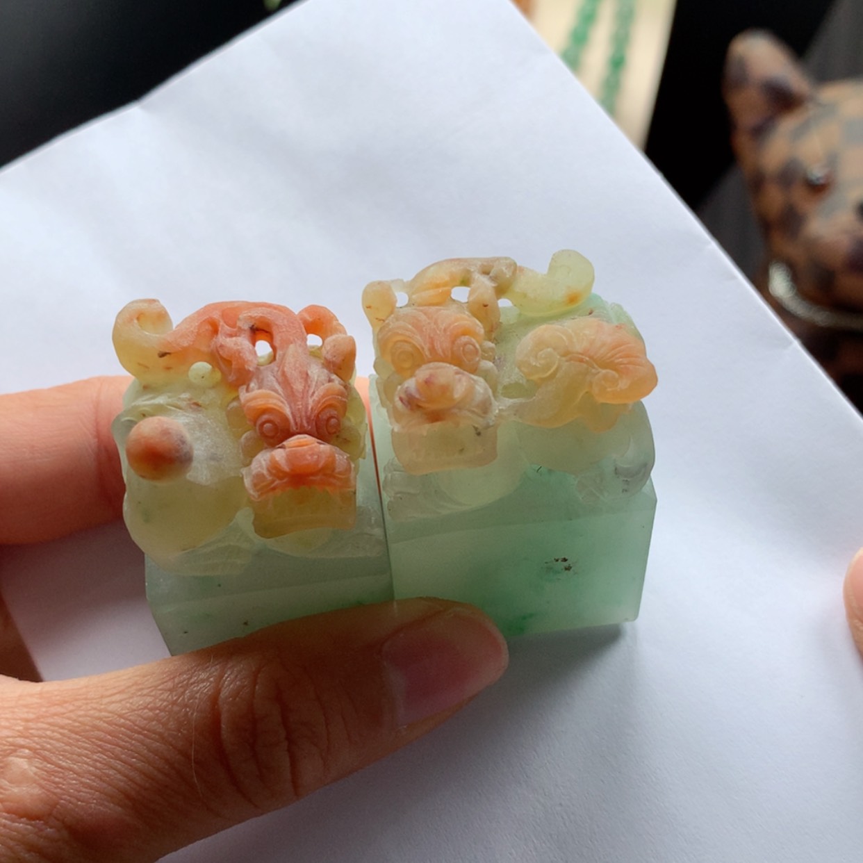 【闪购商品】颈饰未镶嵌石英质玉拾*