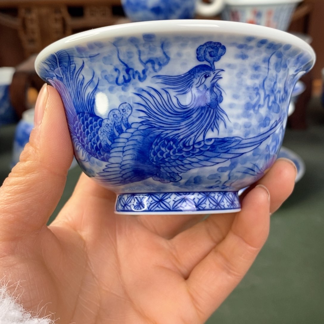 杯景德镇陶瓷手工手绘