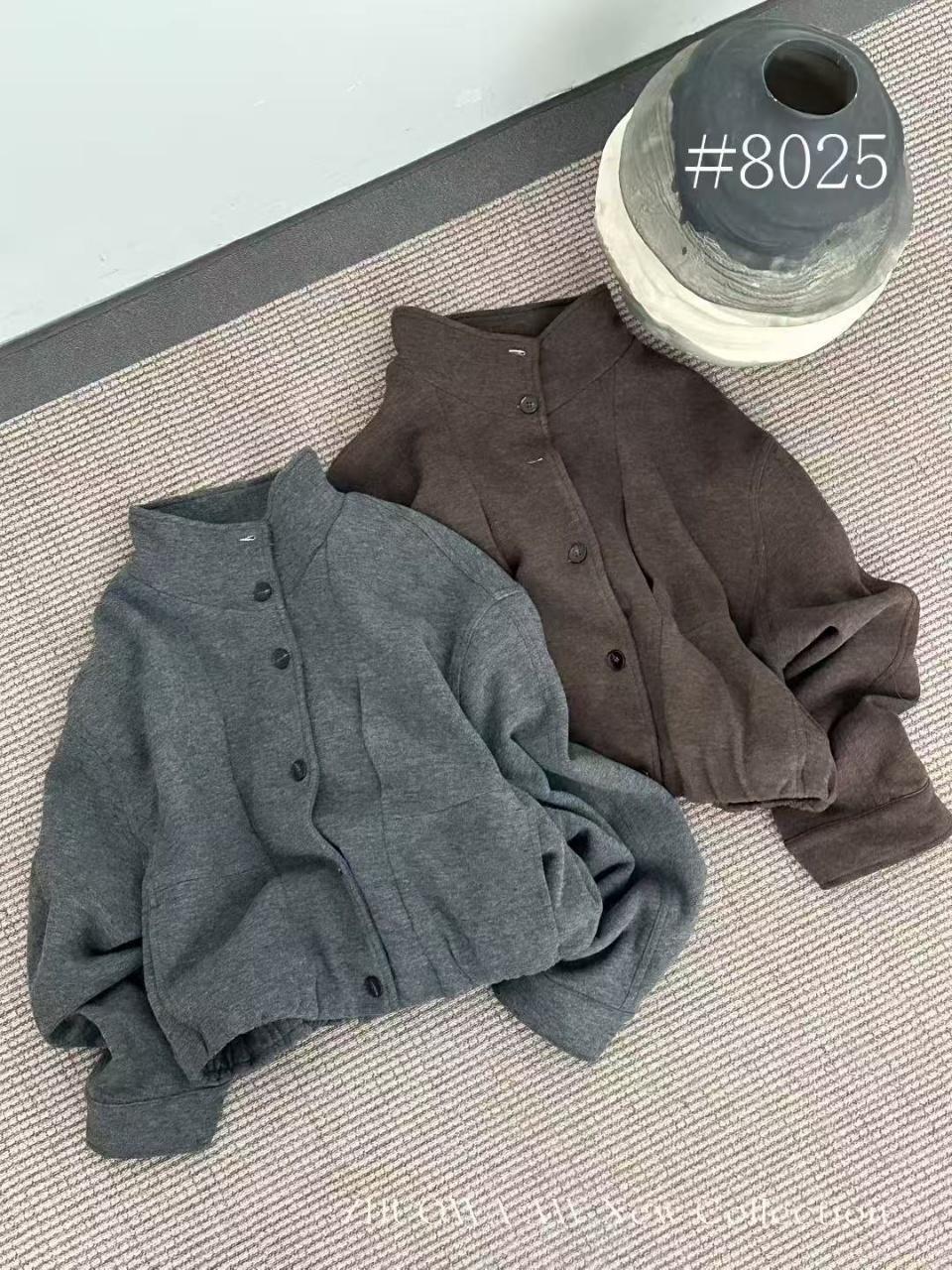 杨杨 DH-DK258025/衣长51立领廓形卫衣工装短外套