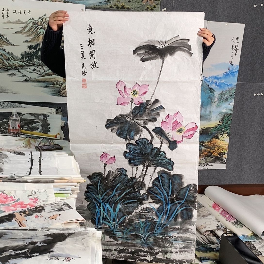 国画手写手绘国画作品57
