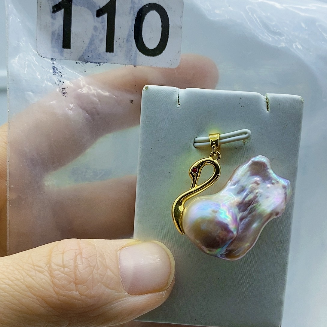 颈饰淡水珍珠合金