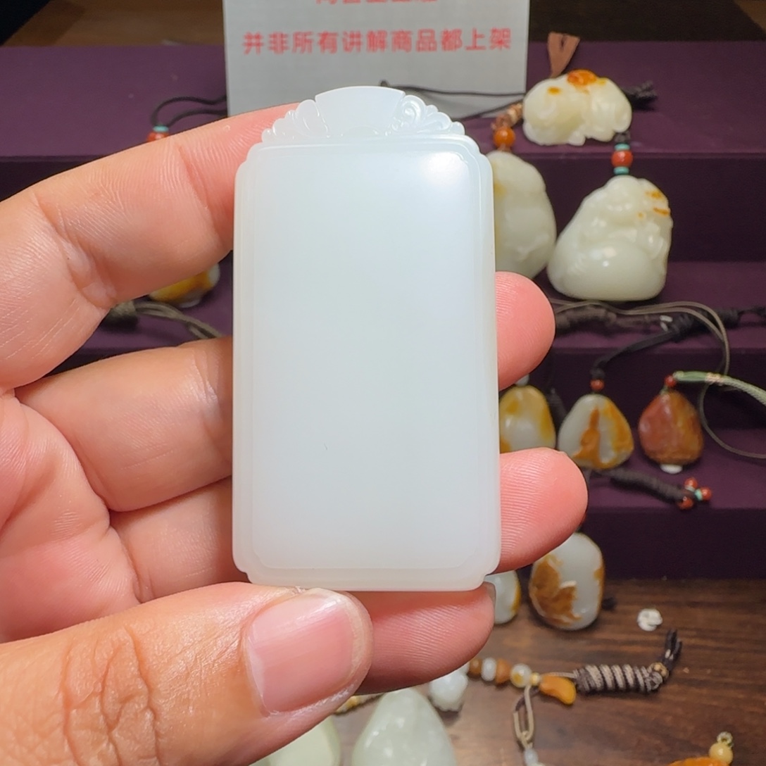 深***秋未镶嵌和田玉车挂