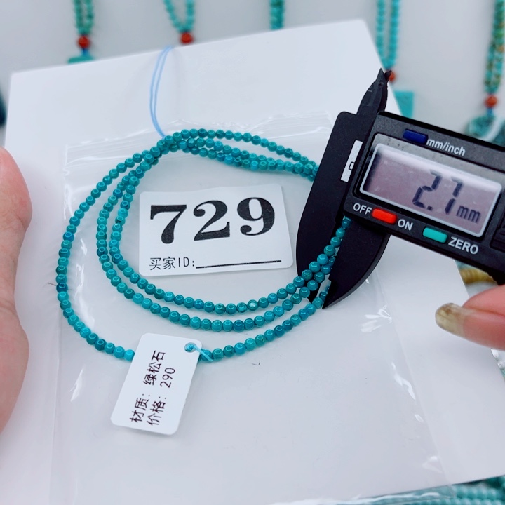 绿松石未镶嵌颈饰