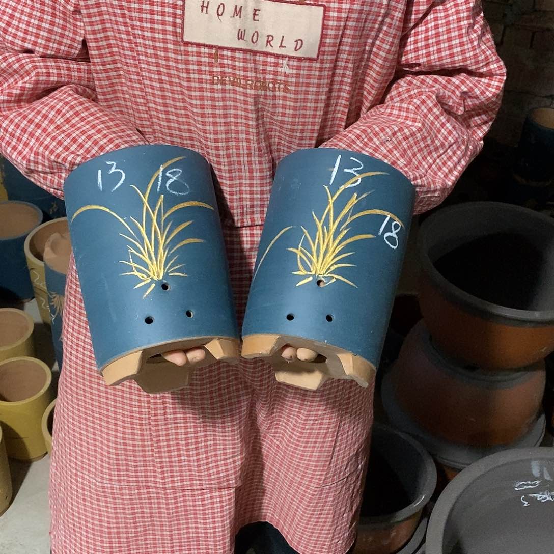 紫砂花盆紫砂花盆