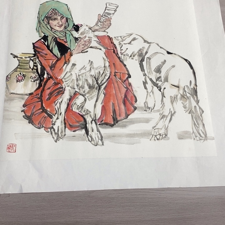 国画亲笔手绘原创