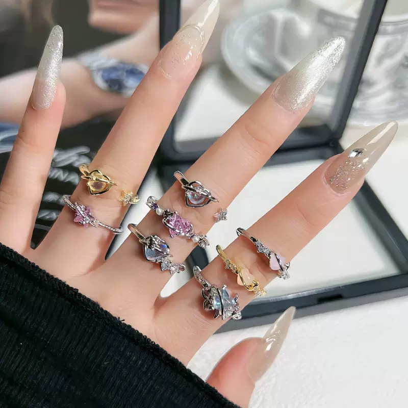 合金戒指 【直播专用】2号链接 高货款 开口可调节 