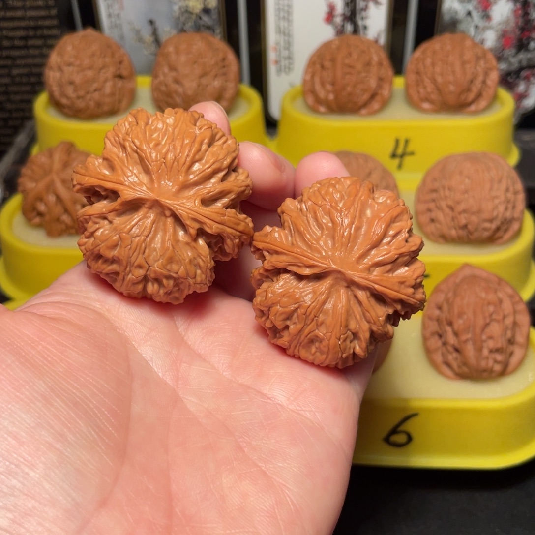 把件文玩核桃43尺苹果园核桃