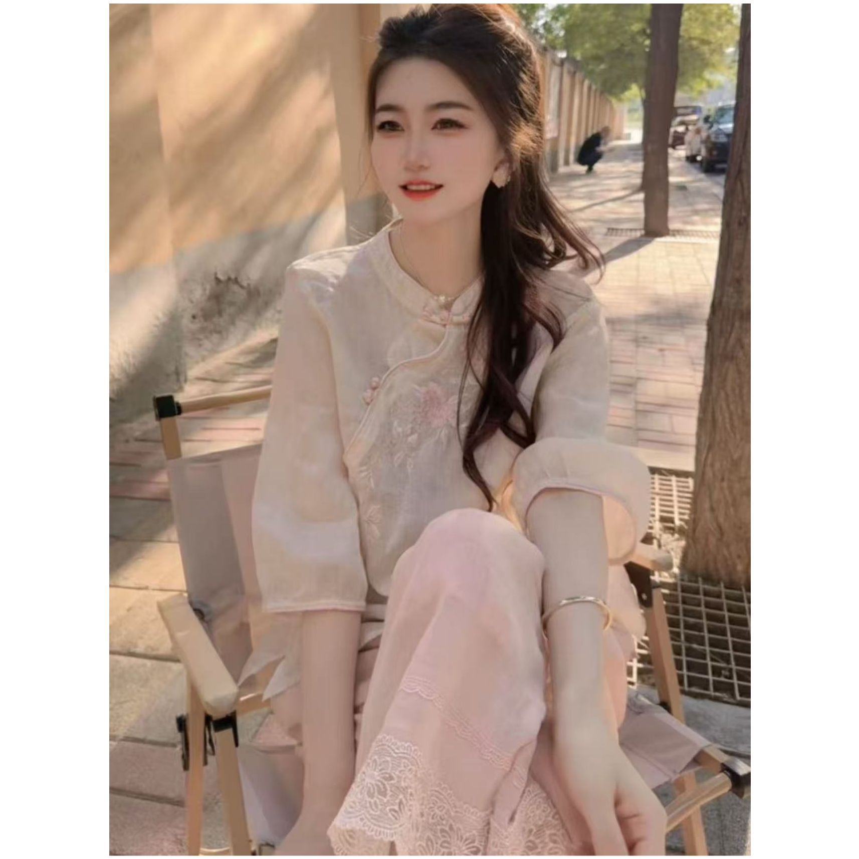 『国风佳人M』MYNS舒适简约潮流洋气衬衫7070