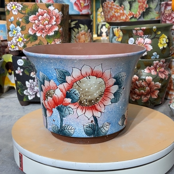 红陶景德镇艺术手绘作品