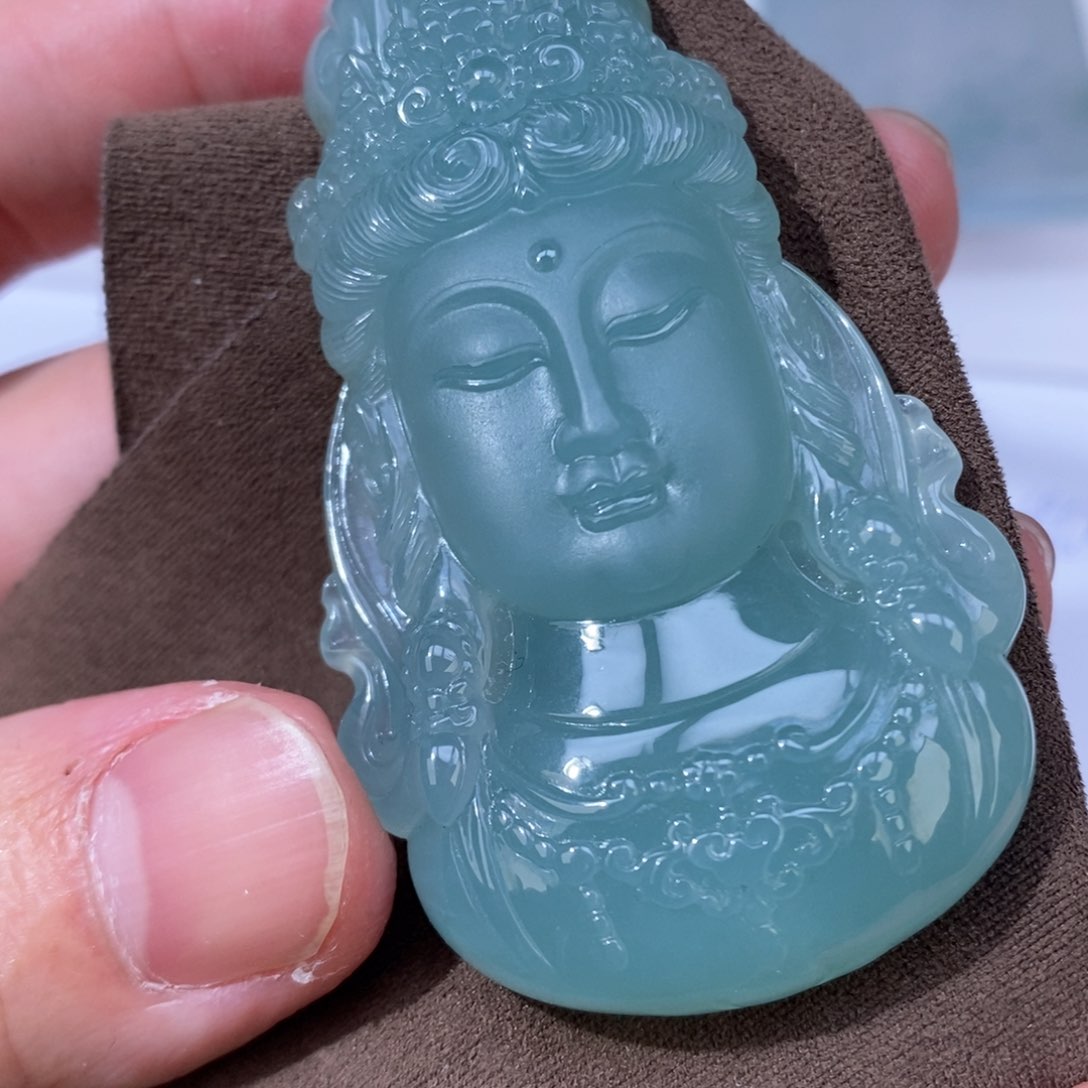 翡翠吊坠(不含链)未镶嵌@*葱