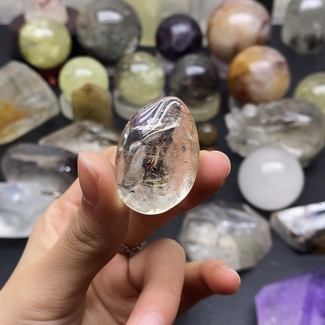 水晶未镶嵌珠宝半成品372