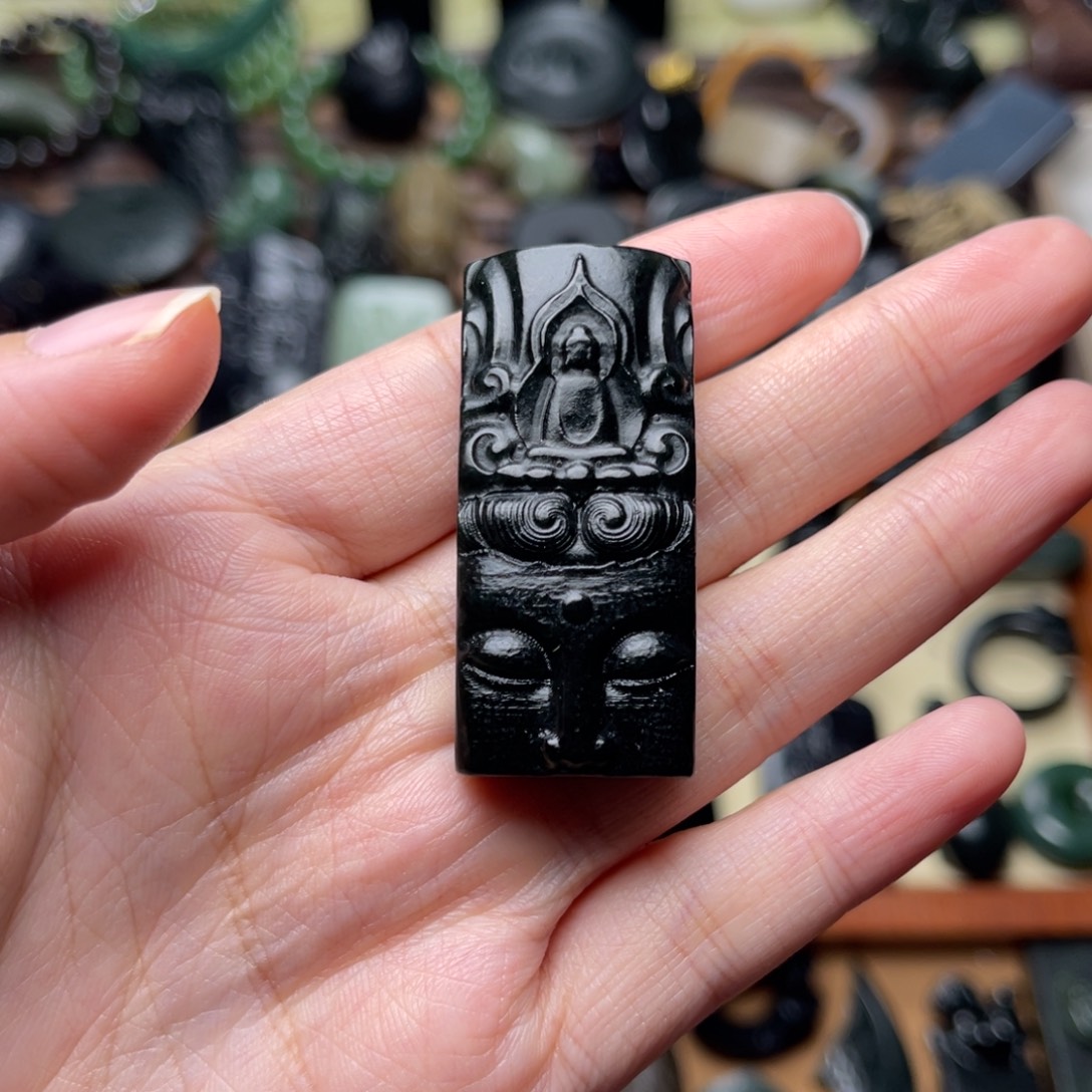 硕***崽和田玉未镶嵌挂件