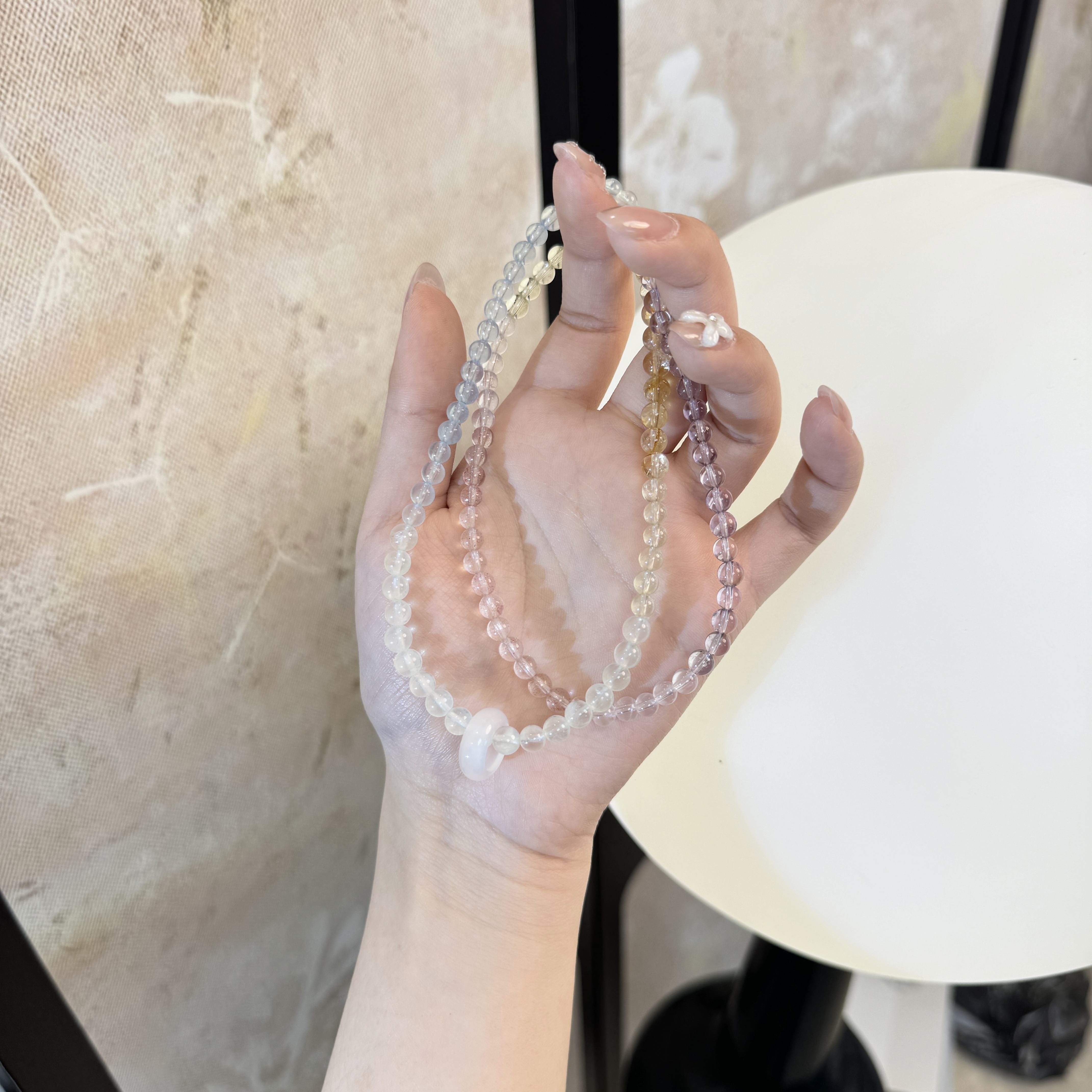 源源手作*彩韵沐光多圈手串C