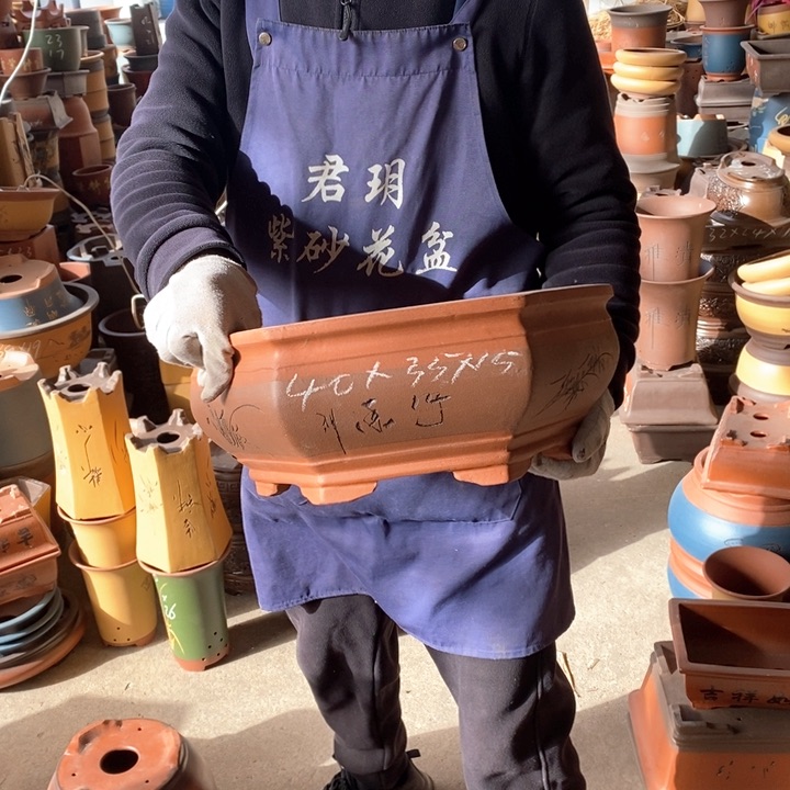 紫砂花盆紫砂花盆