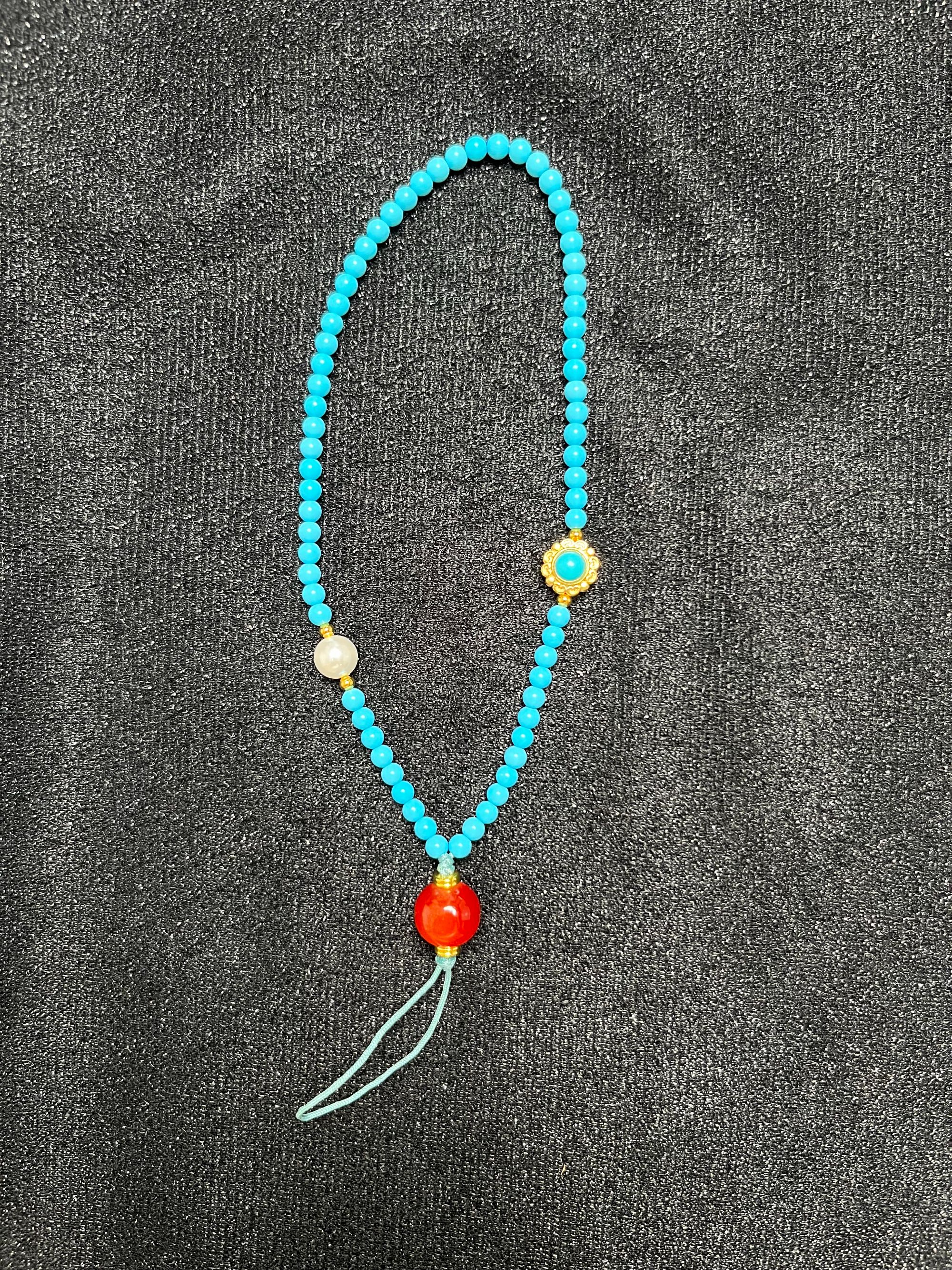 手工串珠链挂饰包包链