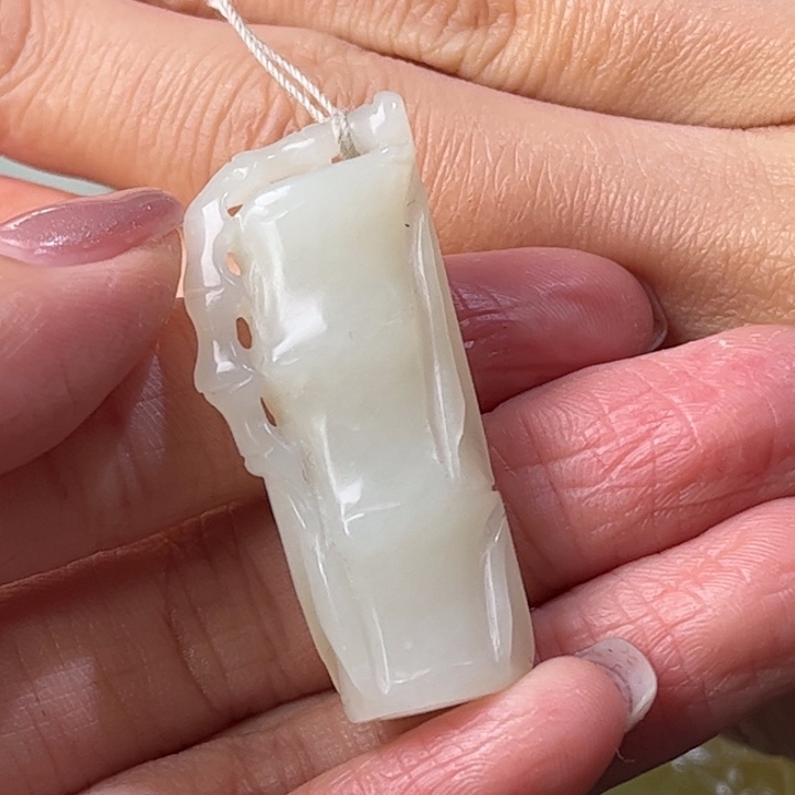 和田玉挂件未镶嵌流****空