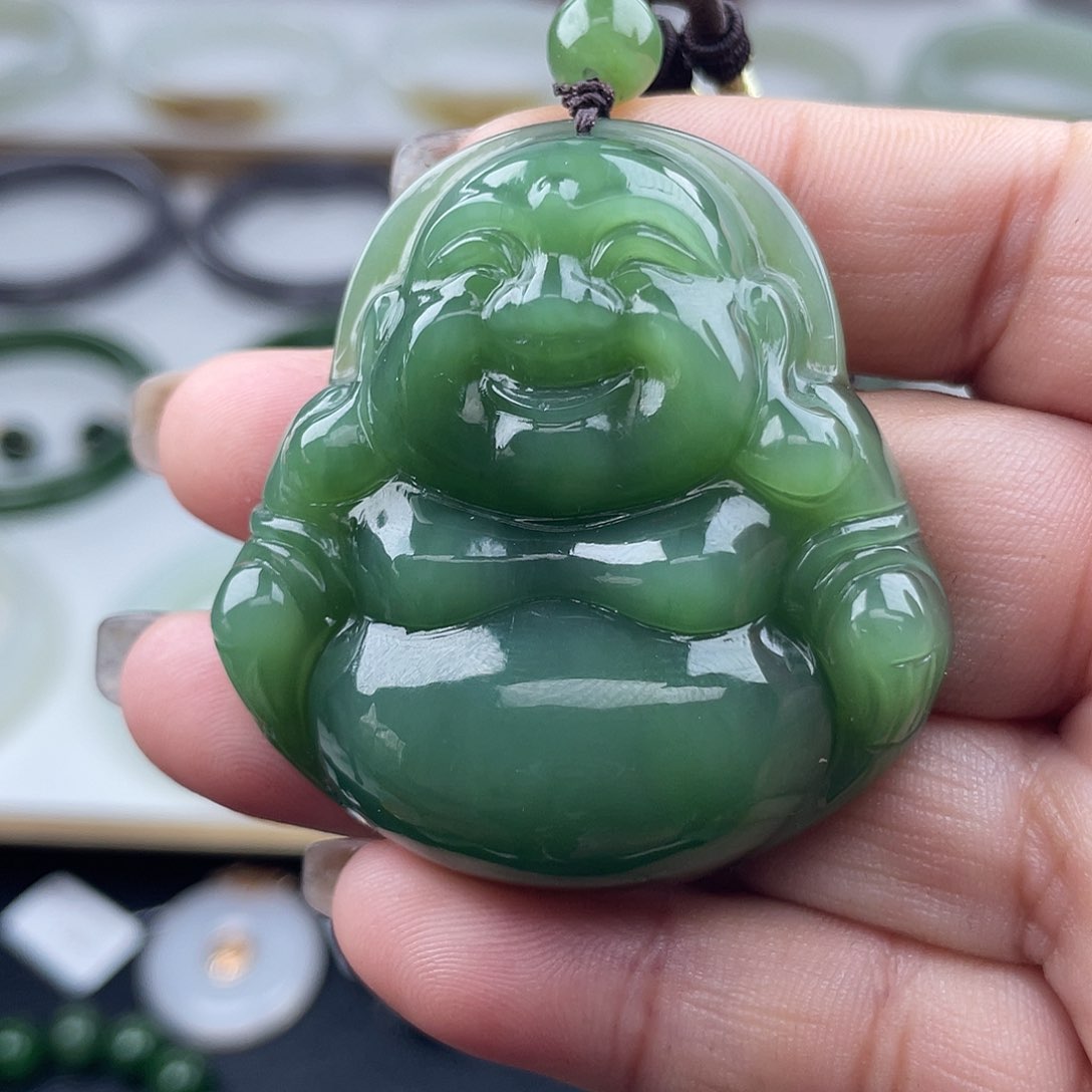 和田玉（碧玉）未镶嵌颈饰