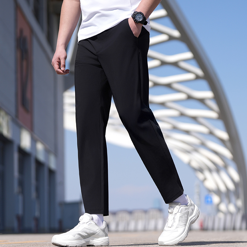 【龙牙】二代隐之冰海轻量九分锥形裤轻薄凉感百搭舒适夏季防晒男裤