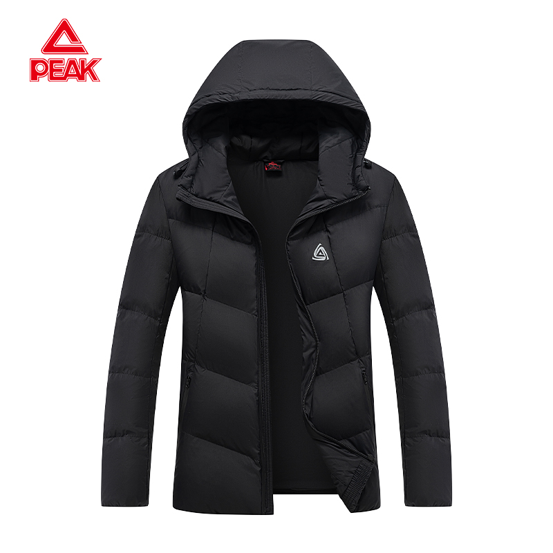 Peak/匹克男士户外冬高端修身气质绒子羽绒服休闲保暖外套
