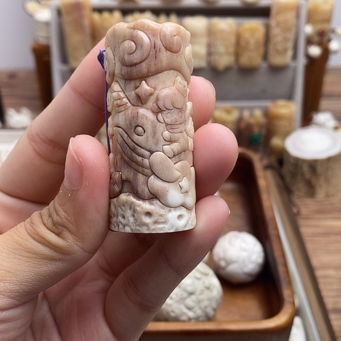 鹿骨把件c26小王子骨笛