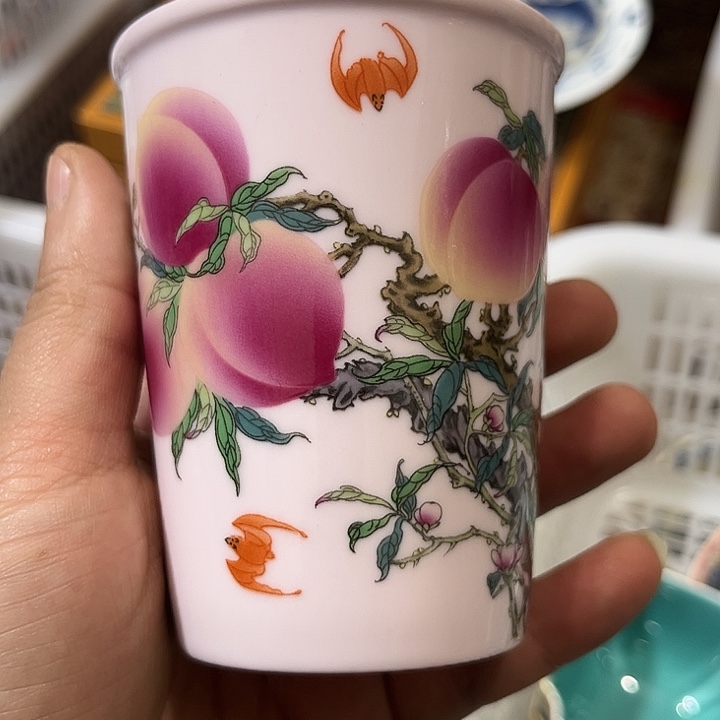 陶摆件景德镇陶瓷主人杯1223