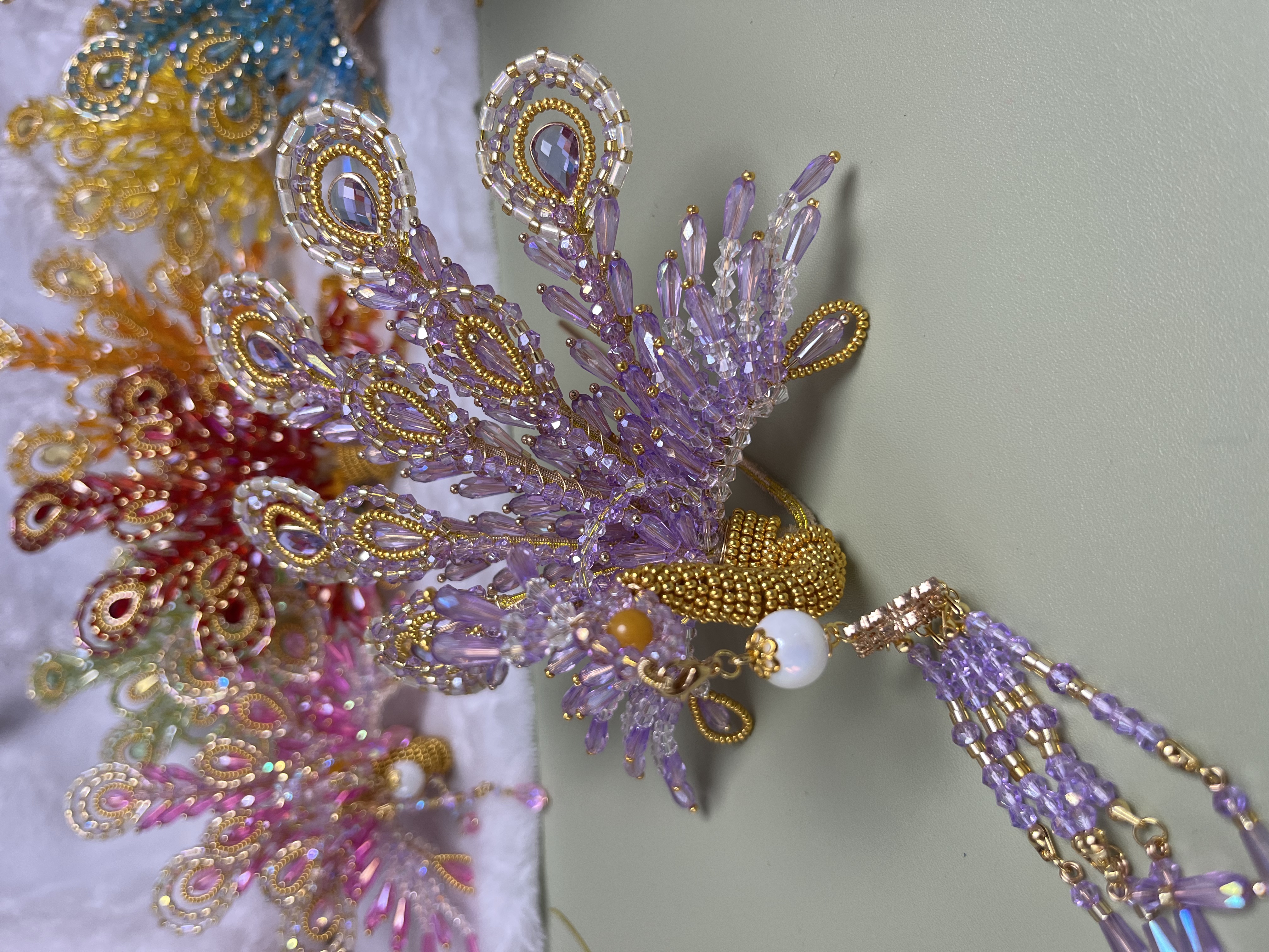 溪锦记2025古风紫色晶晶款材料包