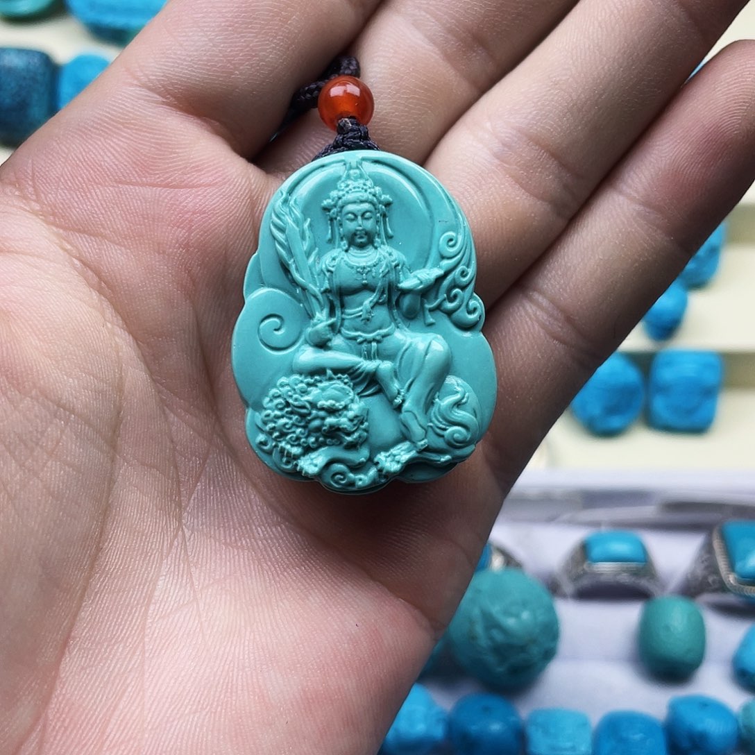 未镶嵌绿松石珠宝奇石