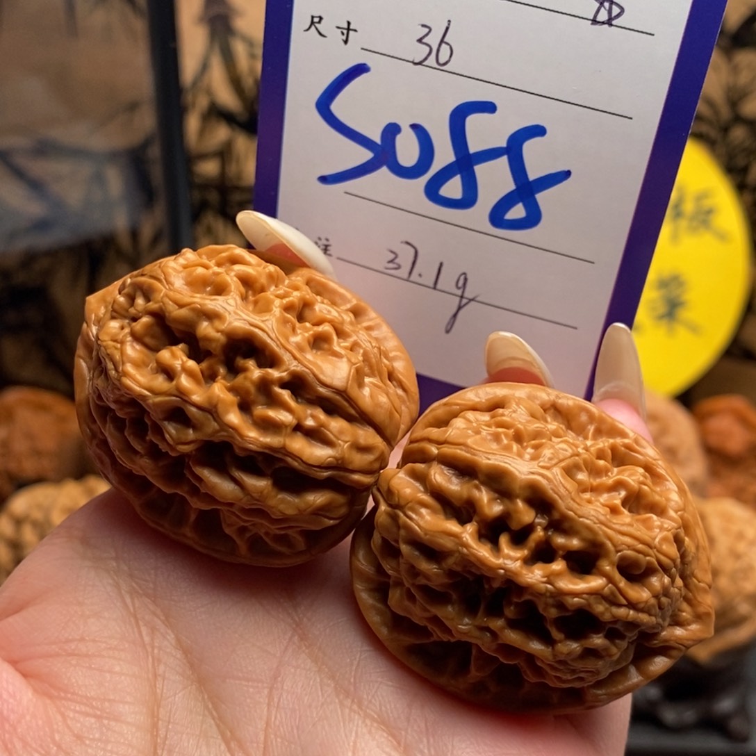 文玩核桃把件凤凰台36