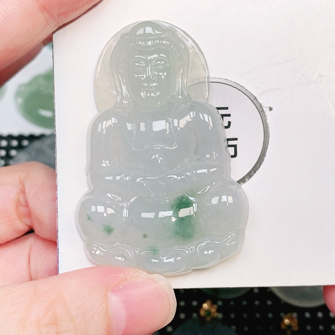 翡翠未镶嵌颈饰吊坠