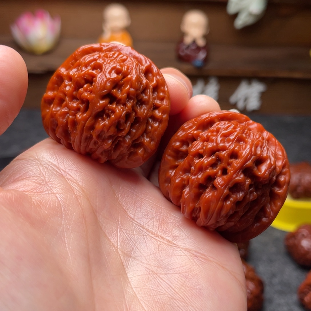 文玩核桃吊坠文玩核桃 手把件 四座楼 39