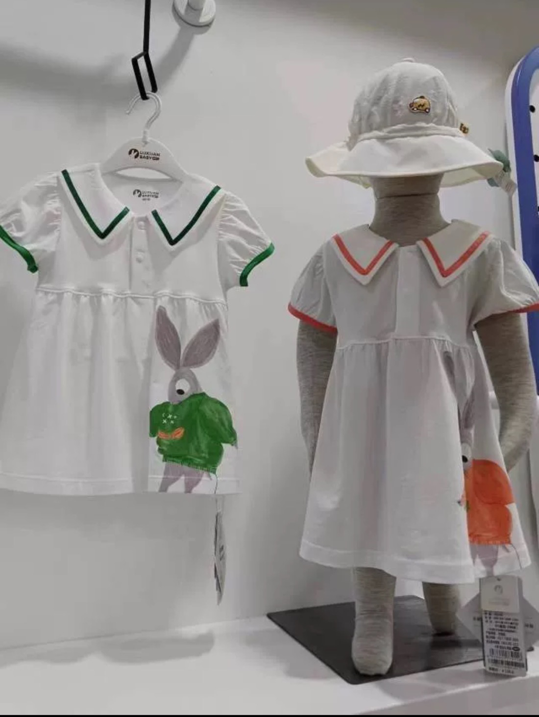 璐璇艾草莫棉 禅意 宝宝小裙子80-110(特价出 不退换哦)