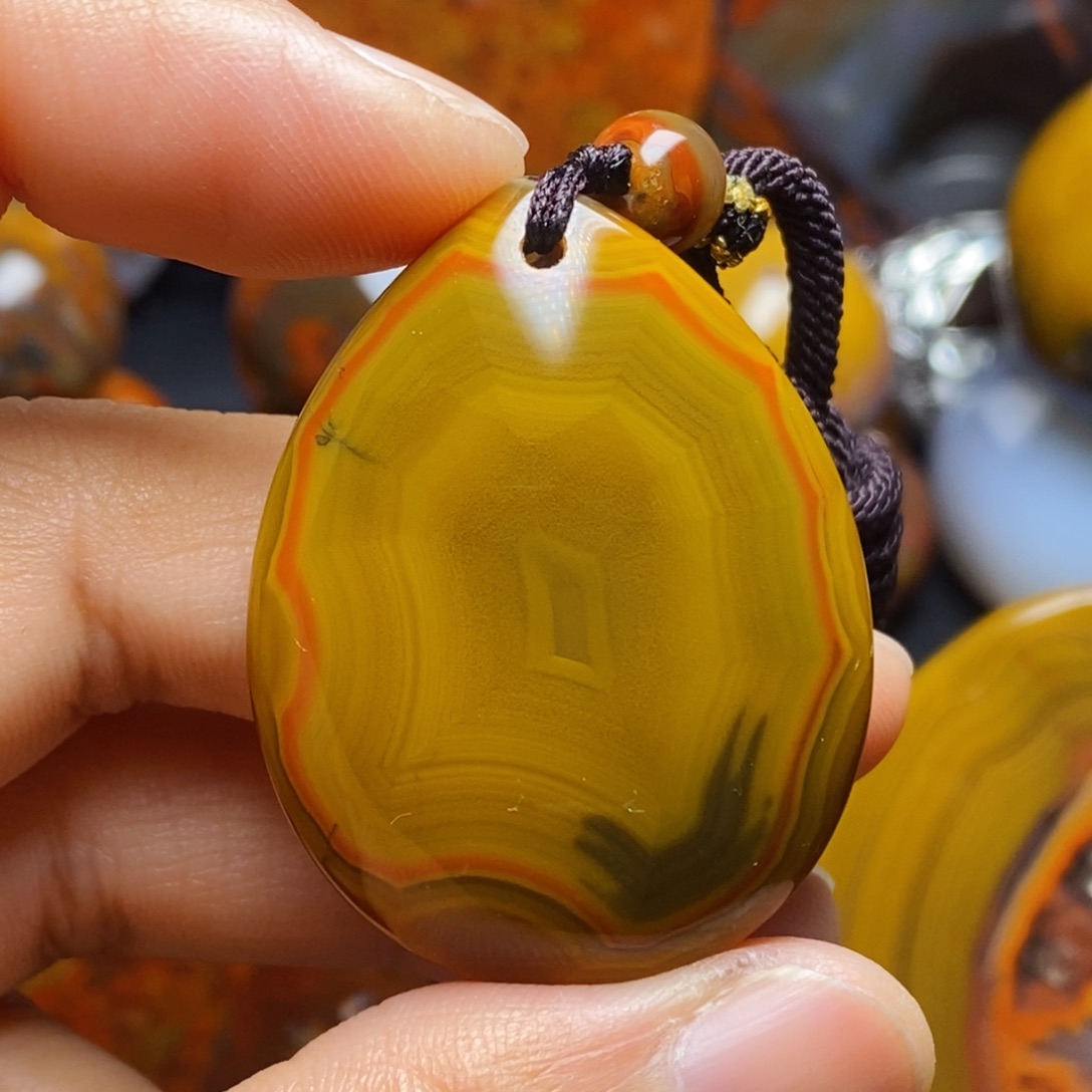 玛瑙/玉髓吊坠(不含链)未镶嵌