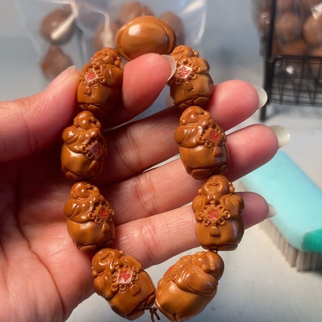 橄榄核手串/手链元宝弥勒16