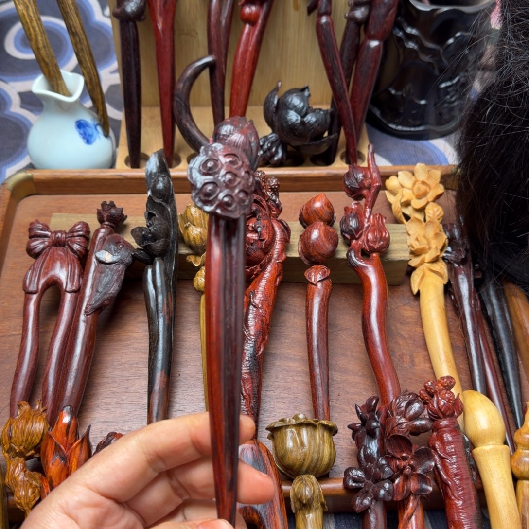 平***活檀香紫檀（小叶紫檀）小叶紫檀莲蓬款手工