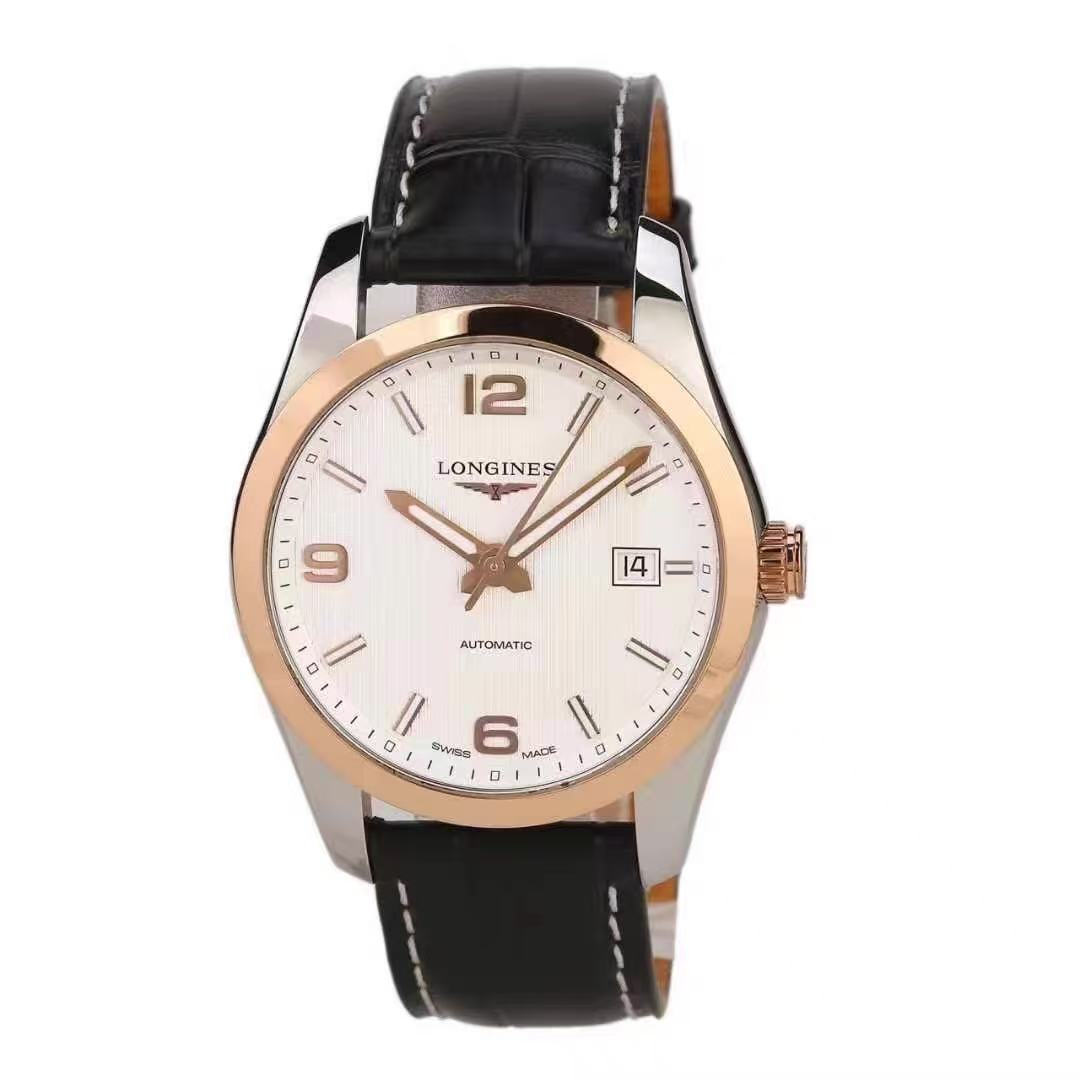 99新 Longines/浪琴 L2.785.5.76.3/康铂18k间金/40表径后配扣