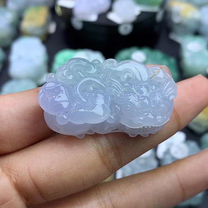 翡翠未镶嵌颈饰天然缅甸翡翠