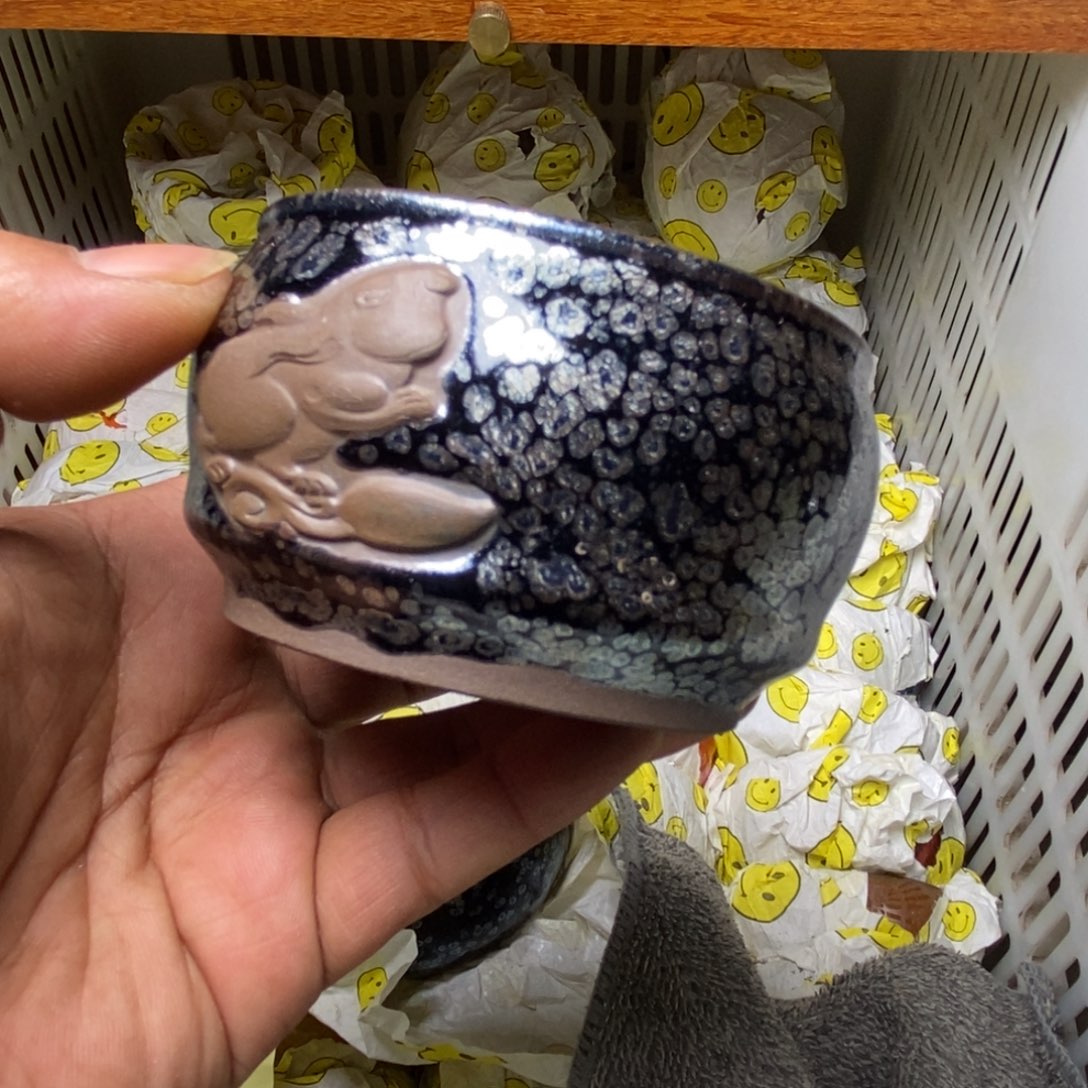 茶盏建盏喝茶主人杯茶杯