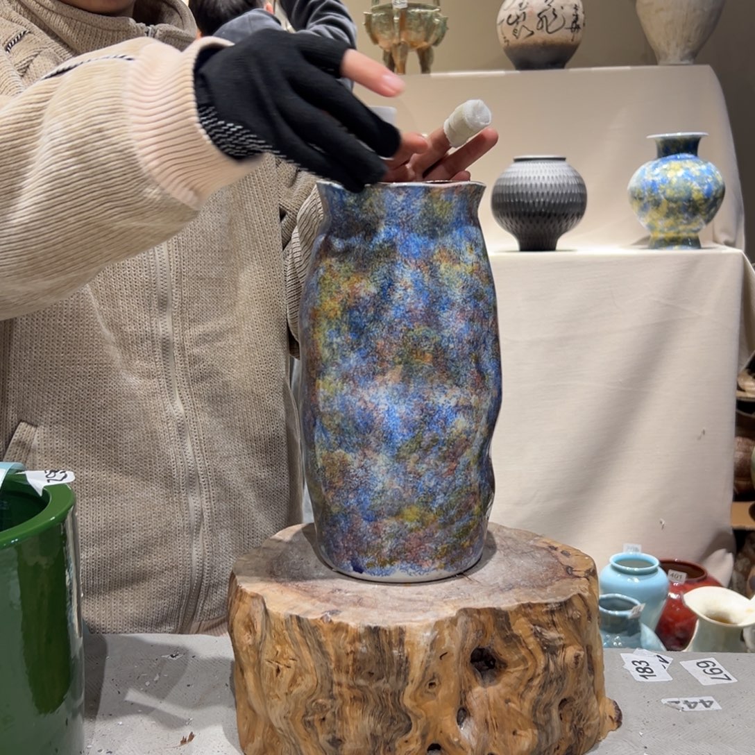 景德镇高温陶瓷431花瓶摆件花瓶摆件花瓶