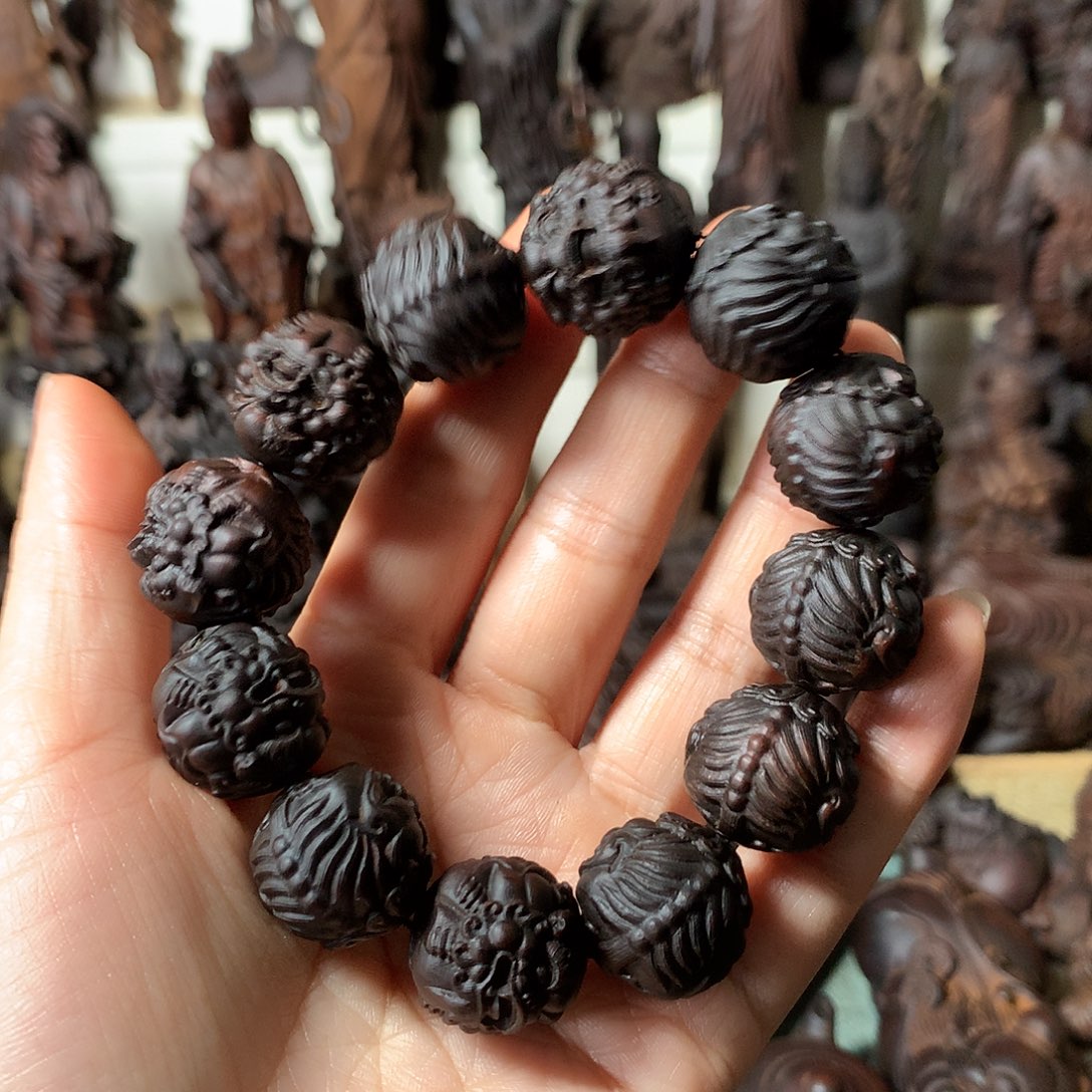 崖柏貔貅手串2.0颗88