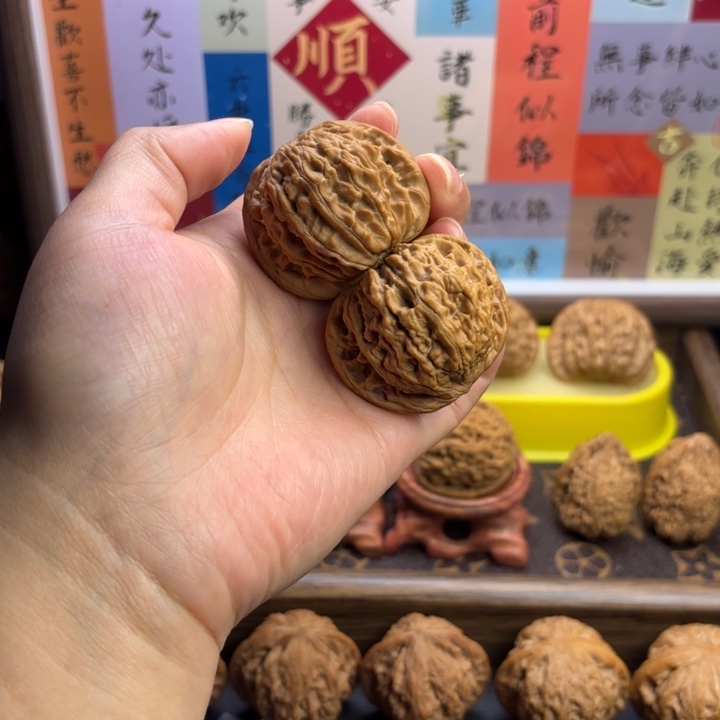 兰***趣把件文玩核桃全品磨盘
